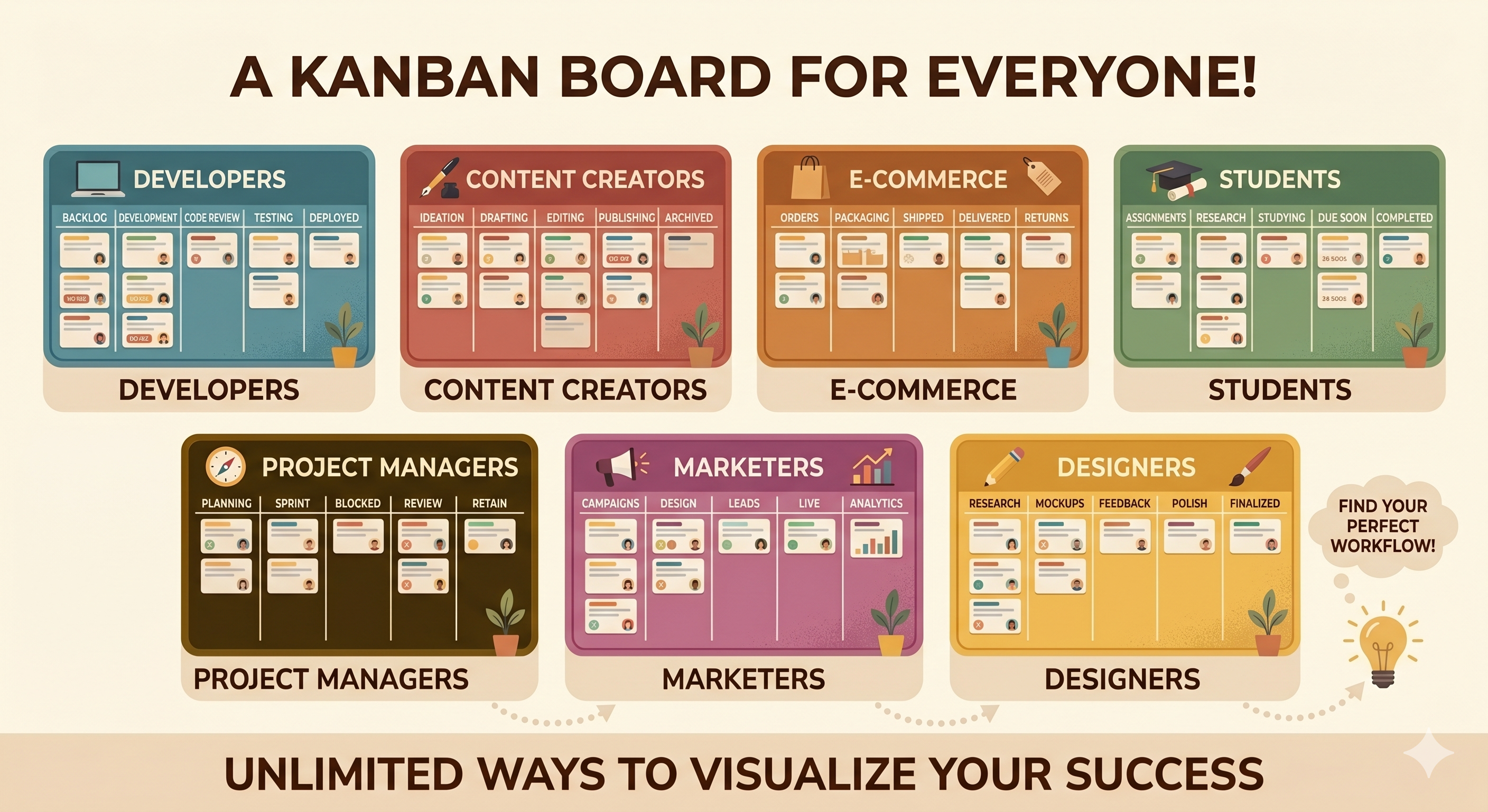 7 Kanban Board Examples You Can Copy and Use Right Now