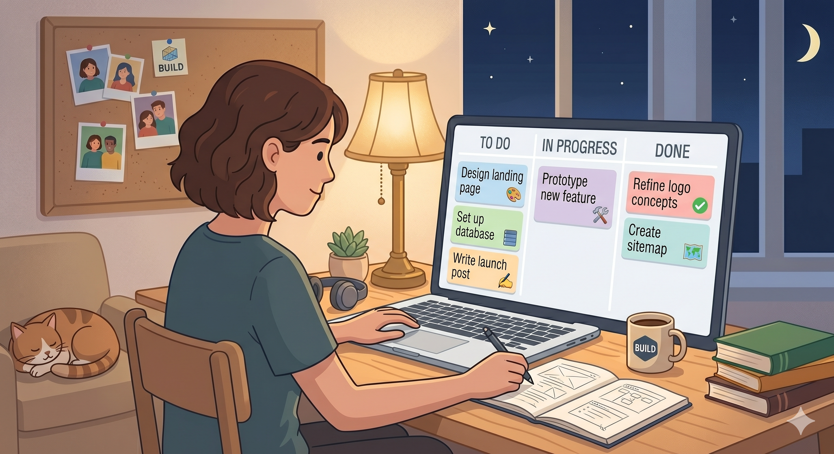 Building a Side Project? A Kanban Board Keeps You Moving Forward