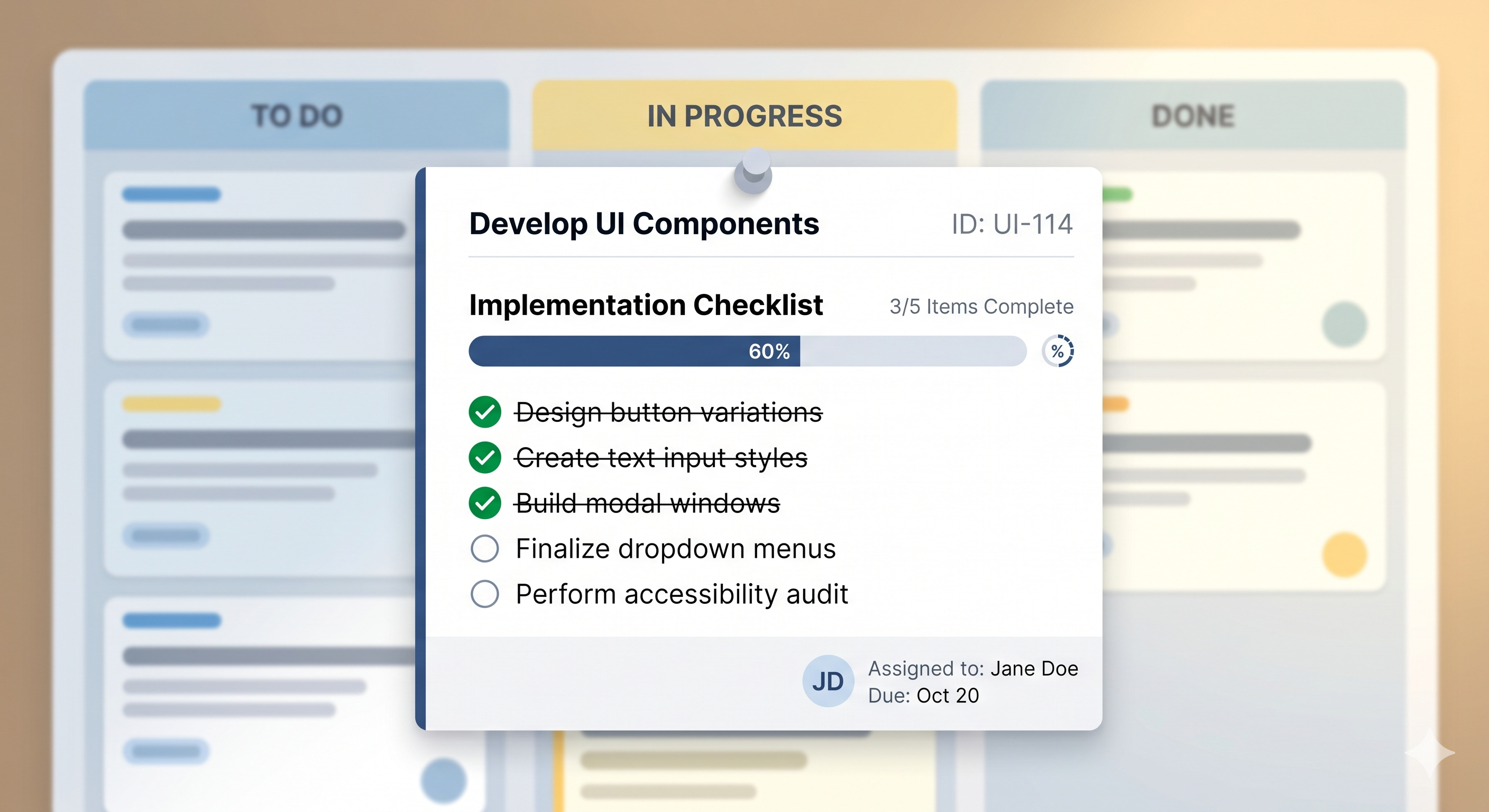 Checklists Inside Your Kanban Cards: The Simplest Way to Break Down Any Task