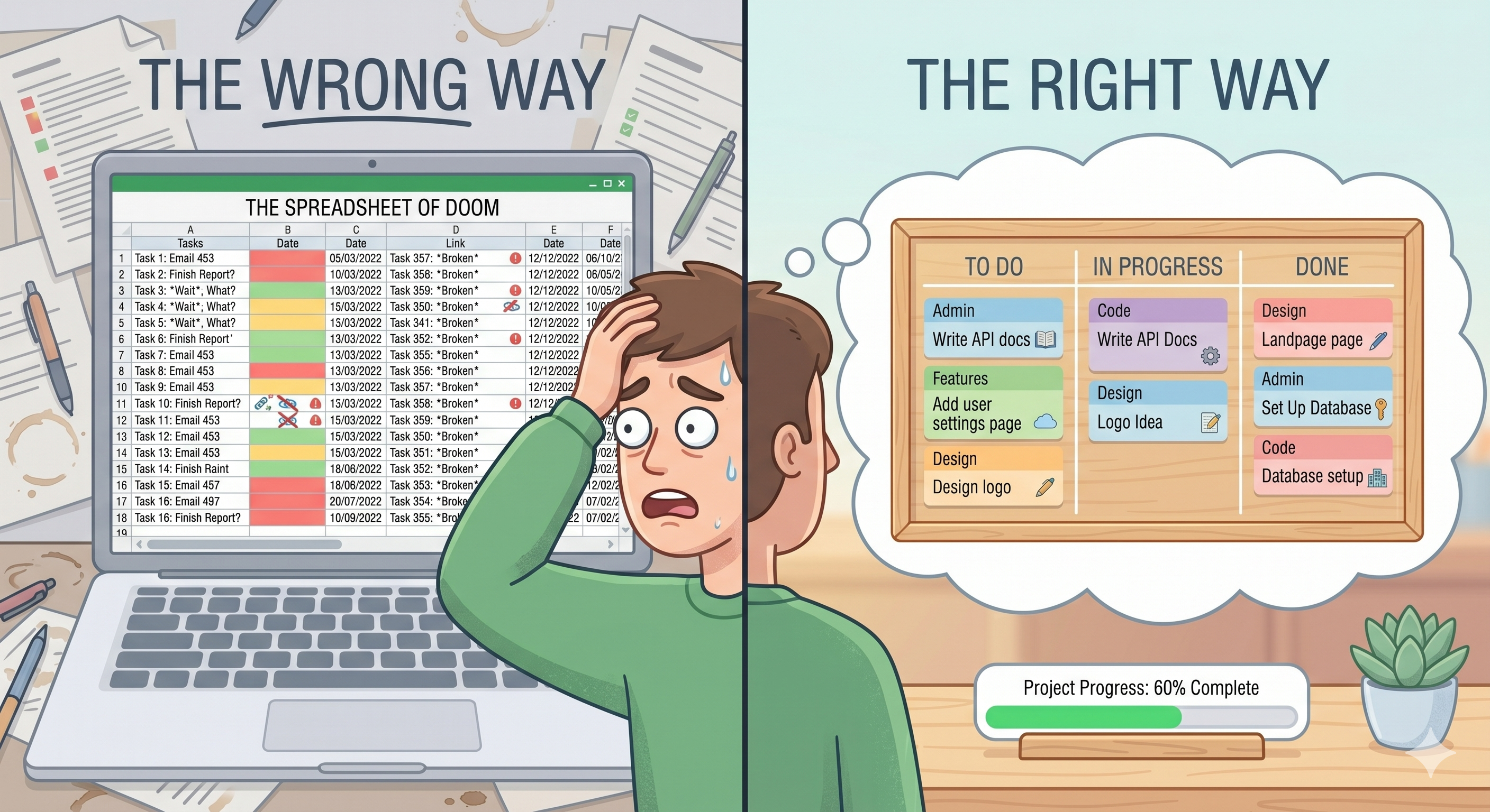 Stop Using Spreadsheets as a Task Manager. There's a Better Way.